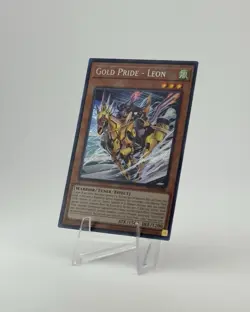 ** GOLD PRIDE - LEON ** 1ST EDITION SECRET RARE PHHY-EN086 MINT/NM YUGIOH! - Image 1