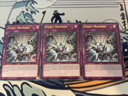 Yugioh Evenly Matched x3 Ultra Rare GFTP-EN126 Near Mint - Image 1
