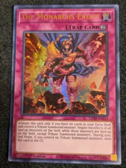 1x (NM) The Monarchs Erupt - GFTP-EN121 - Ultra Rare - 1st Edition YuGiOh - Image 1