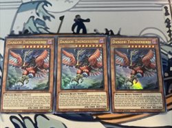 Yugioh Danger! Thunderbird! x3 Ultra Rare GFTP-EN090 Near Mint - Image 1