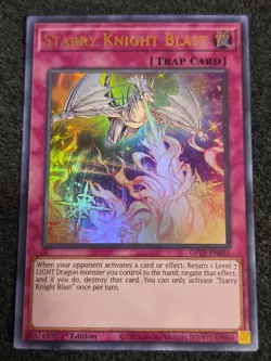 Yugioh Starry Knight Blast GFTP-EN035 Ultra Rare 1st Edition NM - Image 1