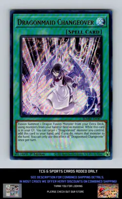 Battles of Legend: Monster Mayhem Yugioh #BLMM-EN067 Dragonmaid Changeover NM+ - Image 1