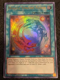Miracle Synchro Fusion - GFTP-EN111 - 1st Edition - Ultra Rare - Yugioh - Image 1