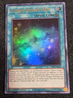 Yugioh! Starry Knight Sky - GFTP-EN032 - Ultra Rare - 1st Edition Near Mint, Eng - Image 1