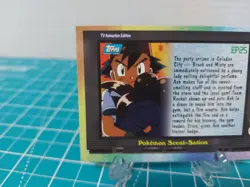 Pokemon Scent-Sation Pokemon TV Animated Series Topps Card 25 Nintendo - Image 5