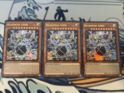 Yugioh Regenesis Lord x3 Ultra Rare ALIN-EN017 Near Mint - Image 1