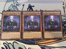 Yugioh Nebulus, Dragon Ruler of Mishaps x3 Ultra Rare ALIN-EN019 Near Mint - Image 1