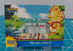 Meowth Rules Pokemon Orange Islands Topps Card OR13 Nintendo - Image 1