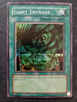 Yu-Gi-Oh! TCG Giant Trunade MRL-048 Super Rare Unlimited Yu-Gi-Oh! Magic Card - Image 1