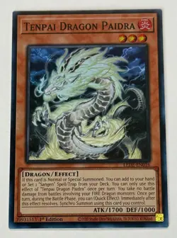 Yu-Gi-Oh! Tenpai Dragon Paidra (LEDE-EN016) - Super Rare - Image 1