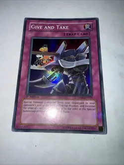 Give and Take - DP08-EN029 - Super Rare - 1st Edition - YuGiOh - Image 1