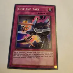 Lightly Played Give and Take - DP08-EN029 - Super Rare - 1st Edition - YuGiOh - Image 3