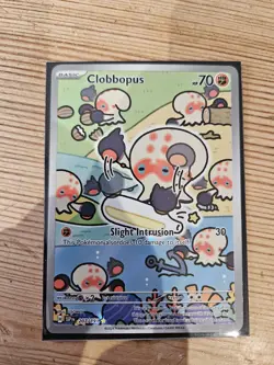 Pokemon TCG Clobbopus Card Surging Sparks Illustration Rare 207/191 - Image 1