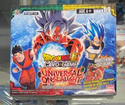 Dragon Ball Super Card Game Universal Onslaught Booster Box Factory Sealed 811039032876 - Image 1