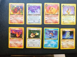 1st Edition Team Rocket Card Lot - 10 Cards - Comon/Uncommon - LP/NM - Image 1