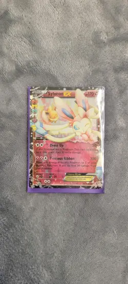 SHINY Sylveon EX RC21/RC32 Radiant Collection Secret Rare Pokemon Card - Image 1