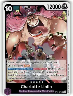 One Piece A Fist of Divine Speed Card OP11-073 Charlotte Linlin - Image 1