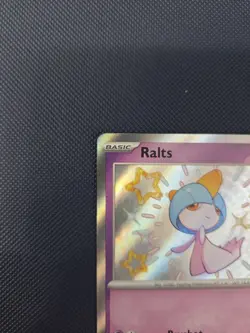 Shiny Ralts 153/91 - Shiny Rare Paldean Fates Pokemon TCG Card - Near Mint - Image 2