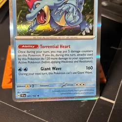 Feraligatr 041/162 Holo Rare Scarlet & Violet Temporal Forces NM Pokemon card - Image 3