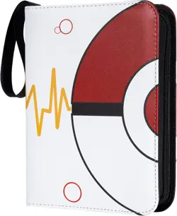 Binder for Pokemon Cards with Sleeves, 4-Pocket Trading Card Binder, 400 Pockets - Image 1