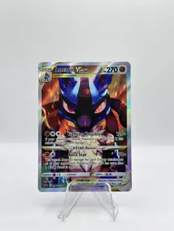 Lucario VSTAR SWSH291 Crown Zenith Black Star Promo Card Near-Mint Condition - Image 1