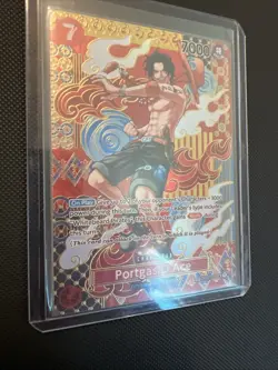 One Piece TCG Portgas D. Ace SP SR Alternative Art Card OP02-013 English Edition - Image 3