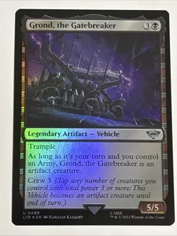 MTG Lord of the Rings Grond, the Gatebreaker Foil 0089 NM - Image 1