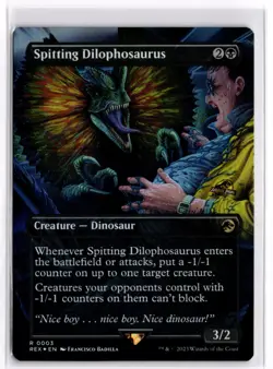 Spitting Dilophosaurus | [REX] | 3 | LP x1 MTG Magic: the Gathering - Image 1