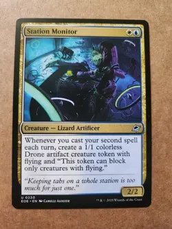 Station Monitor - 0230 - Edge of Eternities - MTG Magic Combine Ship 1-10 $4.88 - Image 1