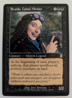 Magic Mtg Odyssey Braids Cabal Minion near mint - Image 1