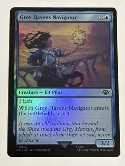 MTG Lord of the Rings Grey Havens Navigator Foil 0053 NM - Image 1