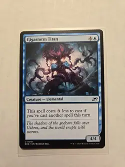 Gigastorm Titan - Edge of Eternities - NM - MTG Magic - Uncommon - Creature - Image 1