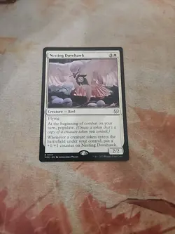 Nesting Dovehawk Commander March Of The Machines MTG NM - Image 1