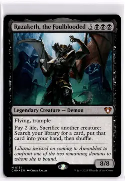 Razaketh, the Foulblooded | [CMM] | 181 | LP x1 MTG Magic: the Gathering - Image 1