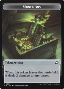 Robot // Munitions Double-Sided Token - Edge of Eternities (0009) EOE MTG - Image 1