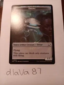 Drone // Robot Doubled-Sided Token Edge of Eternities Regular (0003) EOE MTG - Image 1