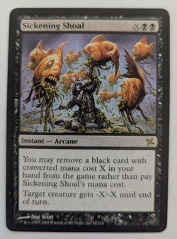 Magic Mtg Betrayers of Kamigawa Sickening Shoal near mint - Image 1