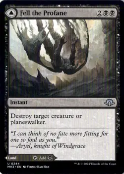 Fell the Profane Modern Horizons 3 244 NM MTG - Image 1
