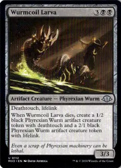 Wurmcoil Larva Modern Horizons 3 112 NM MTG - Image 1