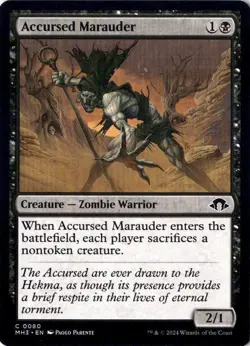 Accursed Marauder Modern Horizons 3 80 NM MTG - Image 1