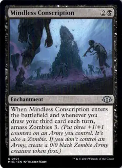 Mindless Conscription Modern Horizons 3 101 NM MTG - Image 1