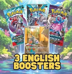 🔥 3x English Pokemon Sealed Booster Packs | PLUS GUARANTEED HITS INCLUDED! 🔥 - Image 1