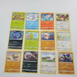 Lot Of 12 Pokemon Cards Series 202 - Image 1