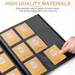Card Binder 9 Pocket Storage 360 Card Binder,Trading Card Binder Senior and Stur - Image 5