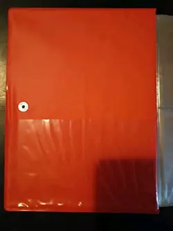 1999 Pokemon Pikachu Red Collector's Album Vintage Pocket Binder Official - Image 3