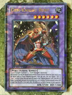 YuGiOh GEM-KNIGHT RUBY Duel Terminal Ultra Rare DT05-EN034 - Image 2
