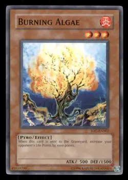 Yugioh Burning Algae #IOC-EN062 Invasion of Chaos (Worldwide English) LP - Image 1