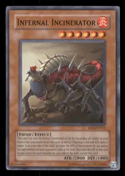 Yugioh Infernal Incinerator #EEN-EN012 Elemental Energy LP - Image 1
