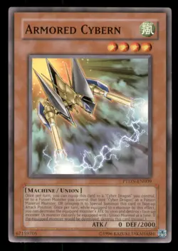 Yugioh Armored Cybern #PTDN-EN009 Phantom Darkness LP - Image 1
