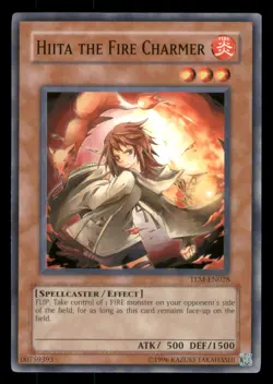 Yugioh Hiita the Fire Charmer #TLM-EN028 The Lost Millennium LP - Image 1
